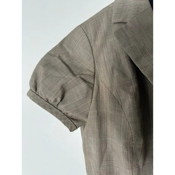 Banana Republic Cream 2 button Short-sleeve Jacket blazerWomen petite 00P - Picture 4 of 8